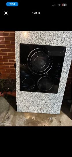 Haier Electric Cooktop Black Glass 3-Burne