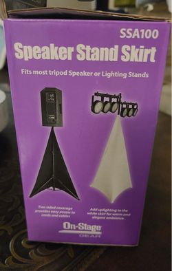 Speaker stand skirts (PAIR)