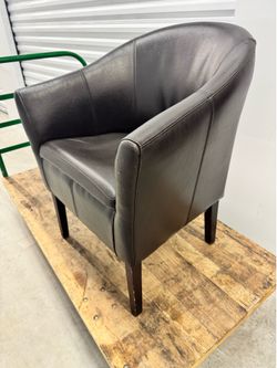 Leather armchair