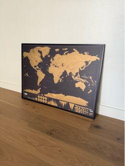 Framed World Map