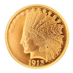 Tribute to America's Most Beautiful Coins - $10 Indian Head Gold Piece 1(contact info removed) Replica Coin
