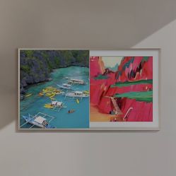 75-inch SAMSUNG NEO QLED The Frame 4K Smart TV UHD HDR (2025 Model)