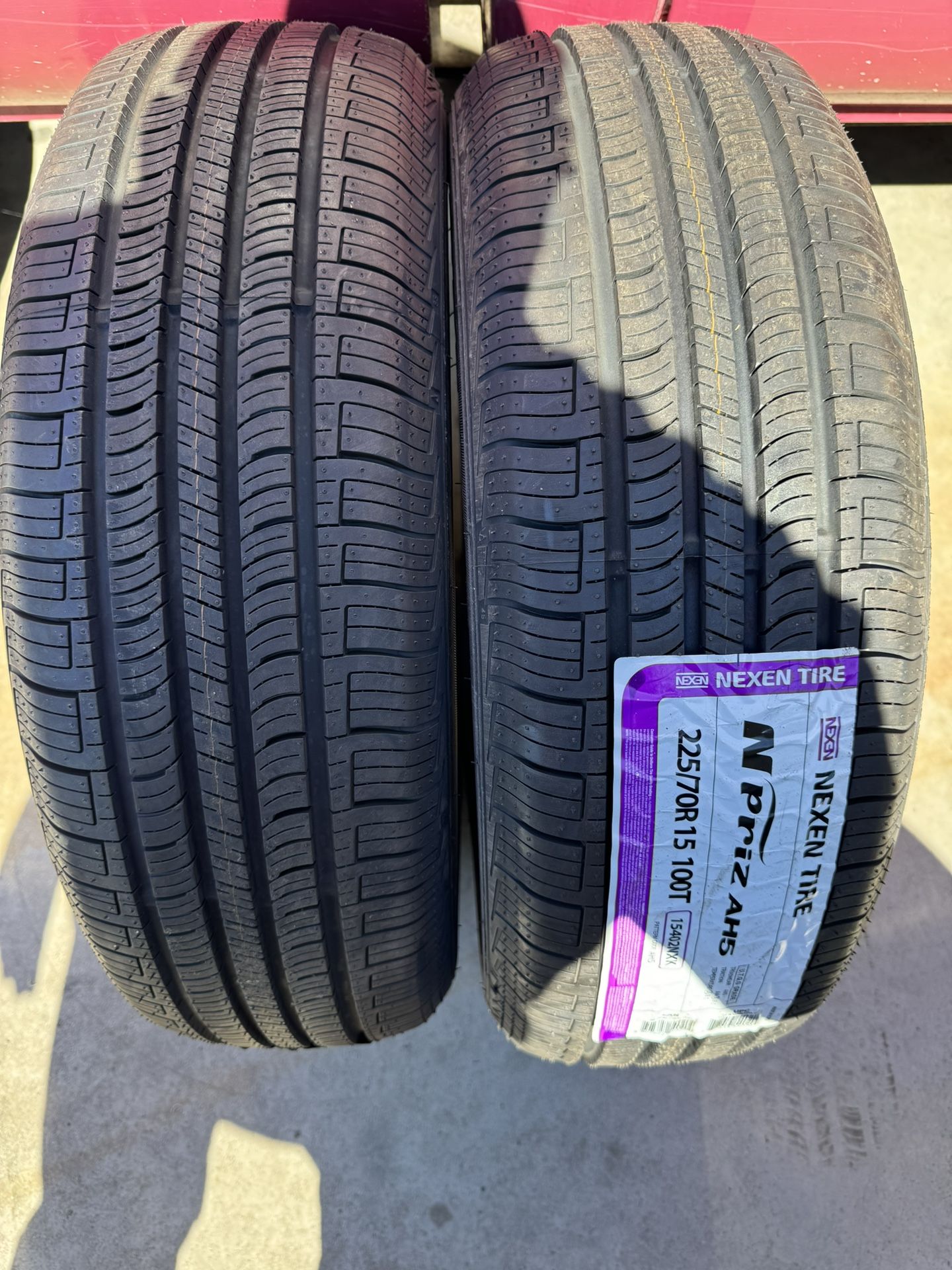 (2) NEXEN NPRIZ AH5 225/70/15 New Tires
