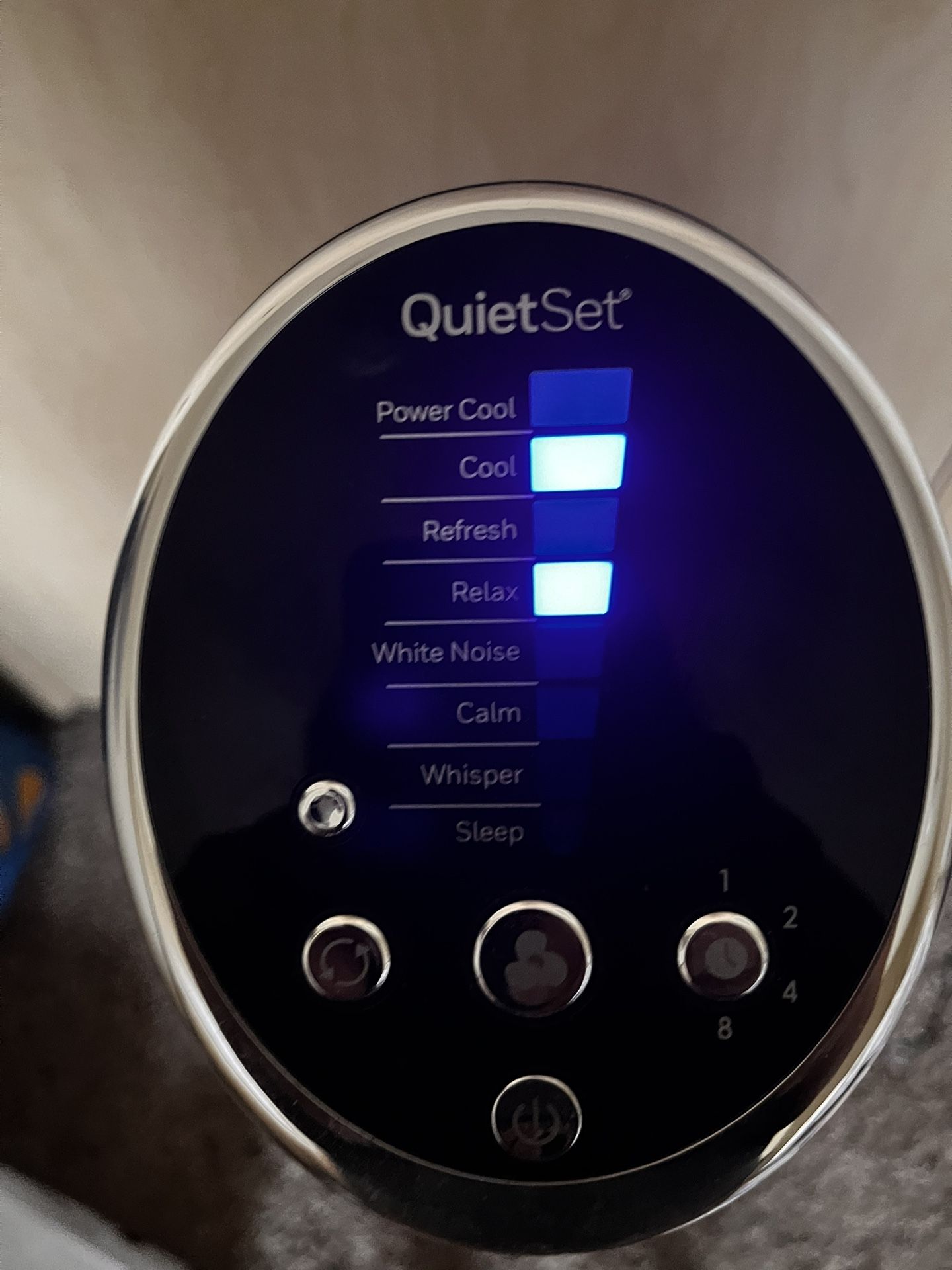 $60 - Honeywell - QuietSet Oscillating Whole Room Tower Fan