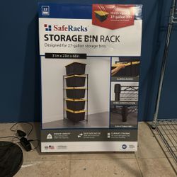 Cosco Storage Bins And Rack Large 27 Gallon 