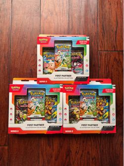 Pokemon TCG First Partner Illustration Collection Series 2 - 3x