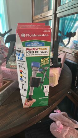 Toilet and new toilet fill valve