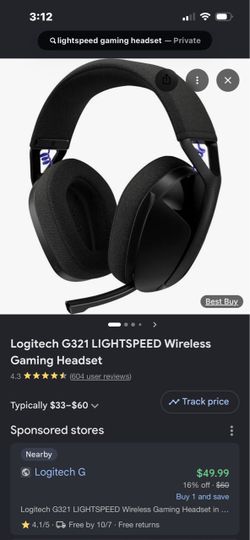 Logitech Gaming Headset