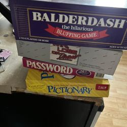 Set Of 4 Board Games