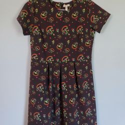 Matilda Jane Brown Floral Dress Size Large NEW