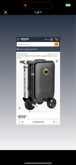 Smart Rideable Suitcase Electric Luggage Scooter