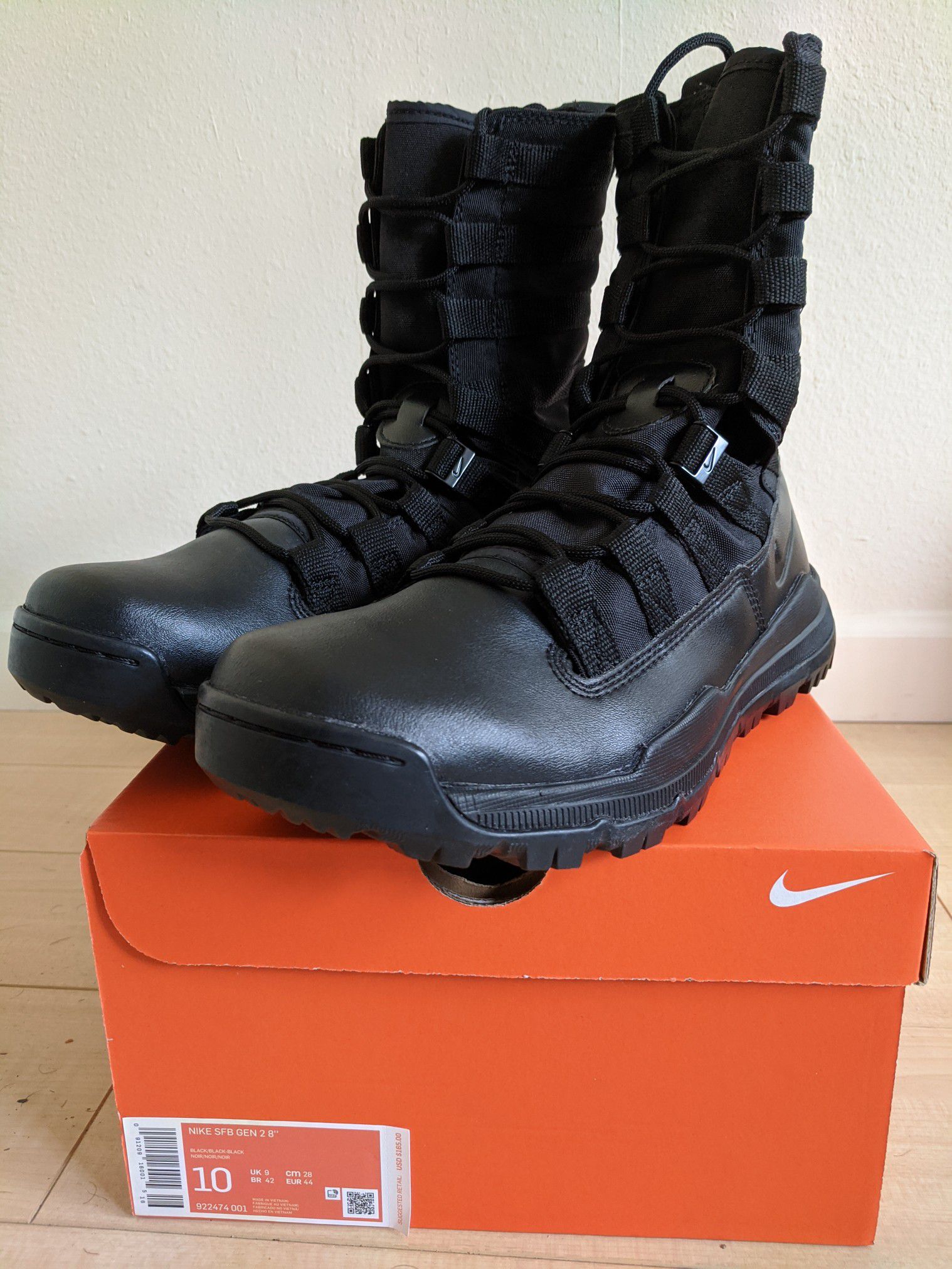 Nike Men's 8" SFB Gen 2 Boots Size 10
