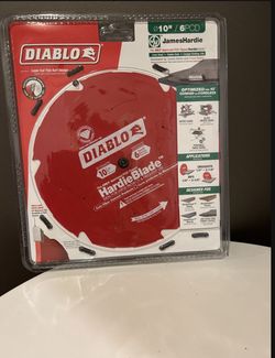 Diablo HARDIEBlade 10 in. x 6-Tooth Polycrystalline Diamond (PCD) Tipped Fiber Cement Circular Saw Blade