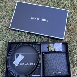Michael Kors Men Wallet And Belt 