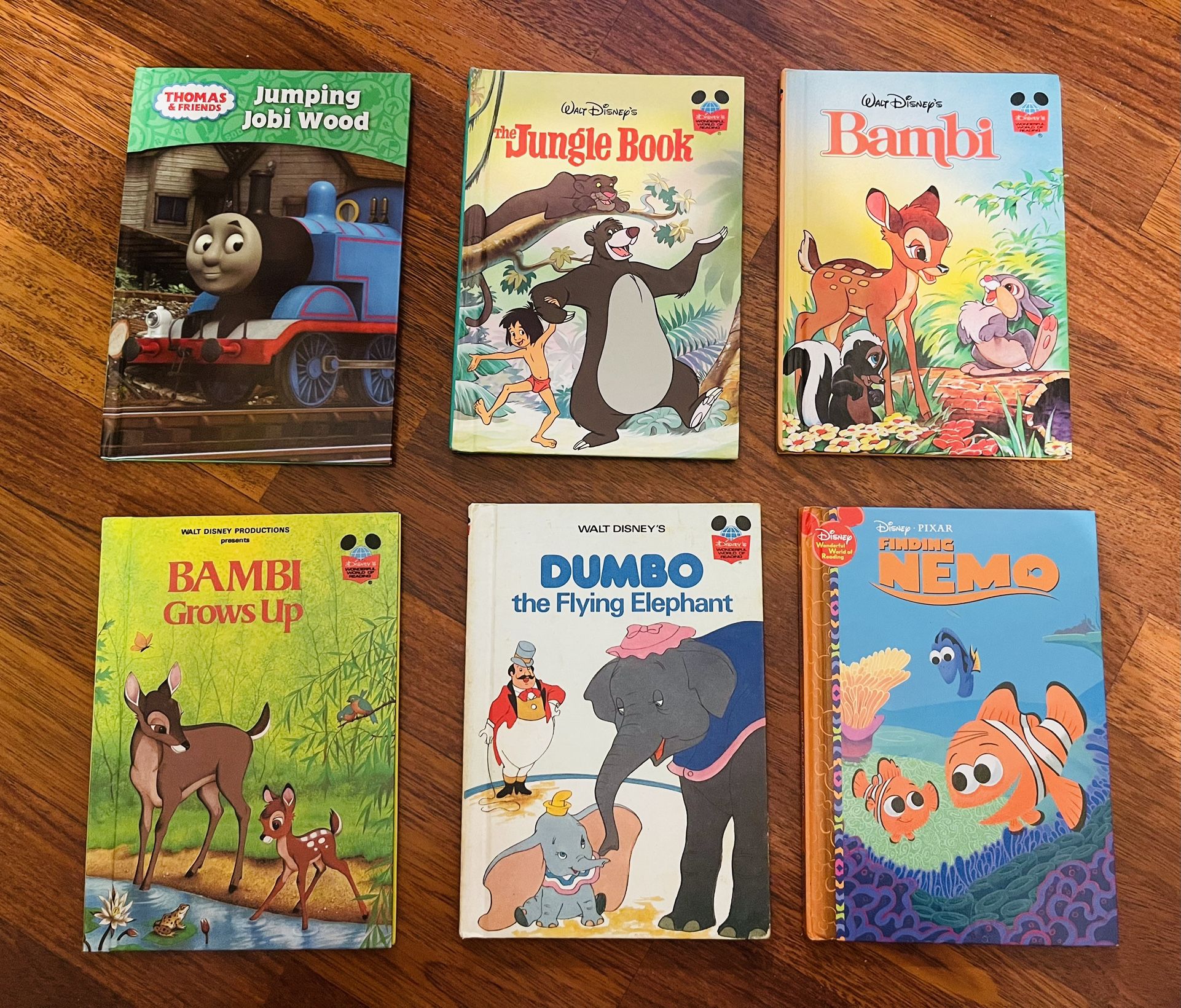 6 Kids Disney Story Books