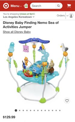 Disney Baby Finding Nemo Sea Of Activities Jumper