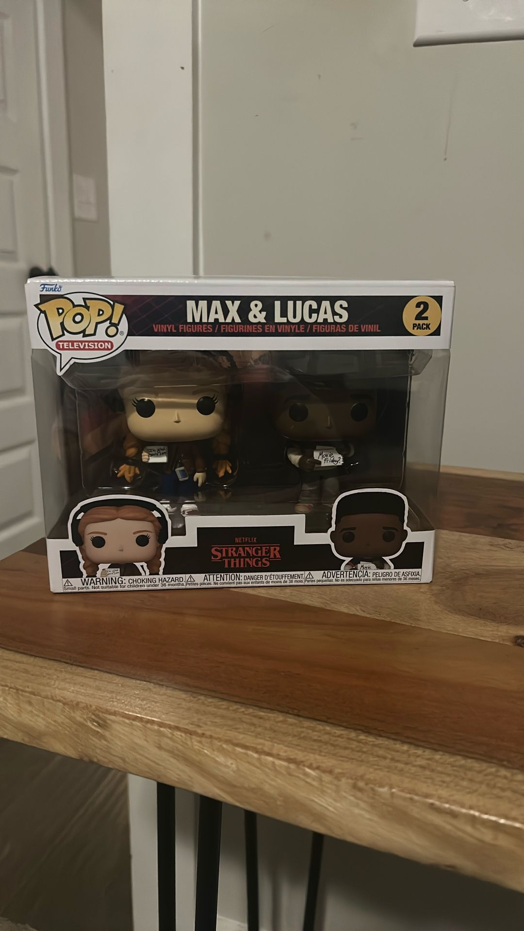 Stranger Things: Twin Pack- Max & Lucas Funko Pops