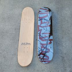 SKATEBOARD DECK CHILDHOOD CREEPY TREE SIZE 7.5  7.75  8.0  AND 8.25