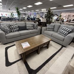 2 PC SOFA AND LOVESEAT 