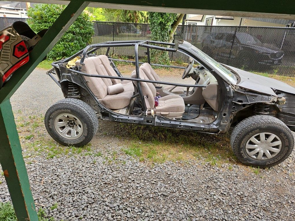 Four door go kart, used to be toyota camry