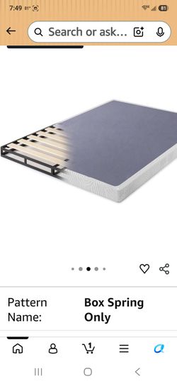 New! Queen Foundation Box Spring 4", 7", and 9"