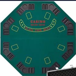 Poker Table Topper W/ Blackjack Slide 