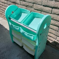 Kids Toy Storage Organizer with Bins + Toys Included