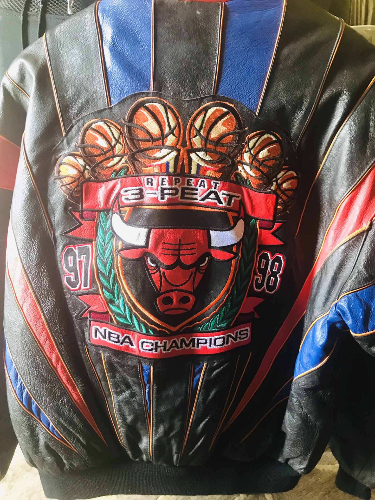 Chicago Bulls 1998 Leather Jacket 