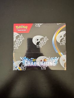 Pokemon Chaos Rising display booster box
