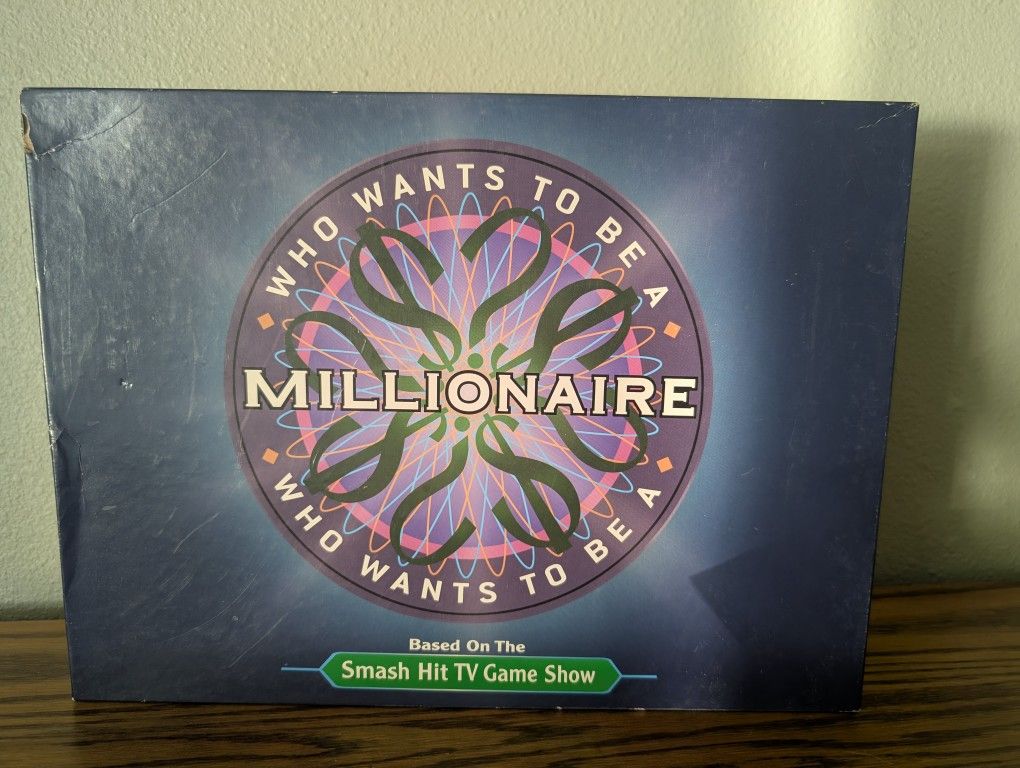 Vintage 2000 Who Wants To Be A Millionaire Tv Show Board Game
