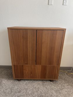 Brown Wood Cabinet