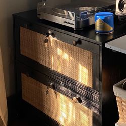 Filing Cabinet - Black Ratan