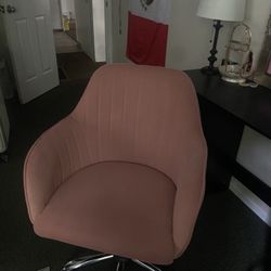 cute pink vanity chair 