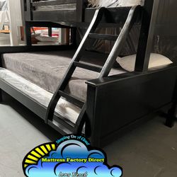 Twin Xl Queen Bunk Bed Limited New 🚚