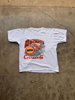 Vintage 90s Houston Rockets Back-to-Back Champions T-Shirt