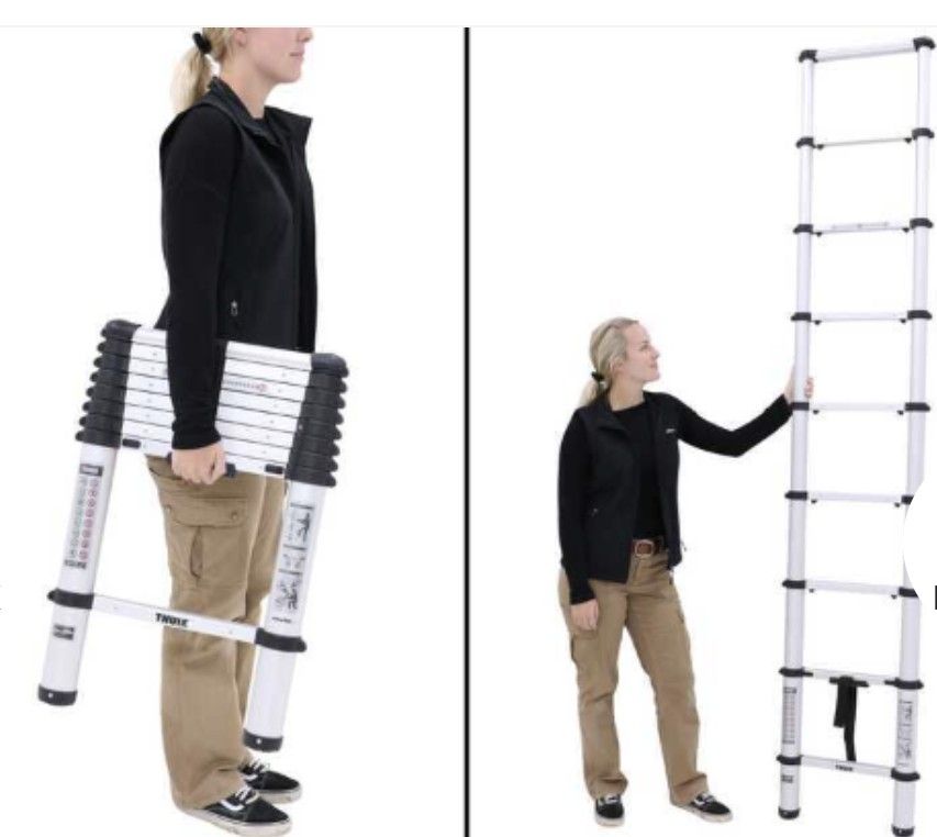Thule Telescoping Ladder for Vans 9 Steps 8 1 2 38 for Sale in Chandler AZ OfferUp