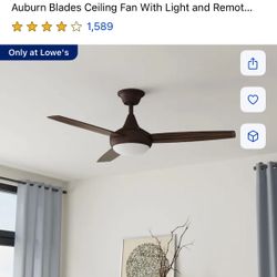 Factory Sealed Harbor Breeze 52” Fan