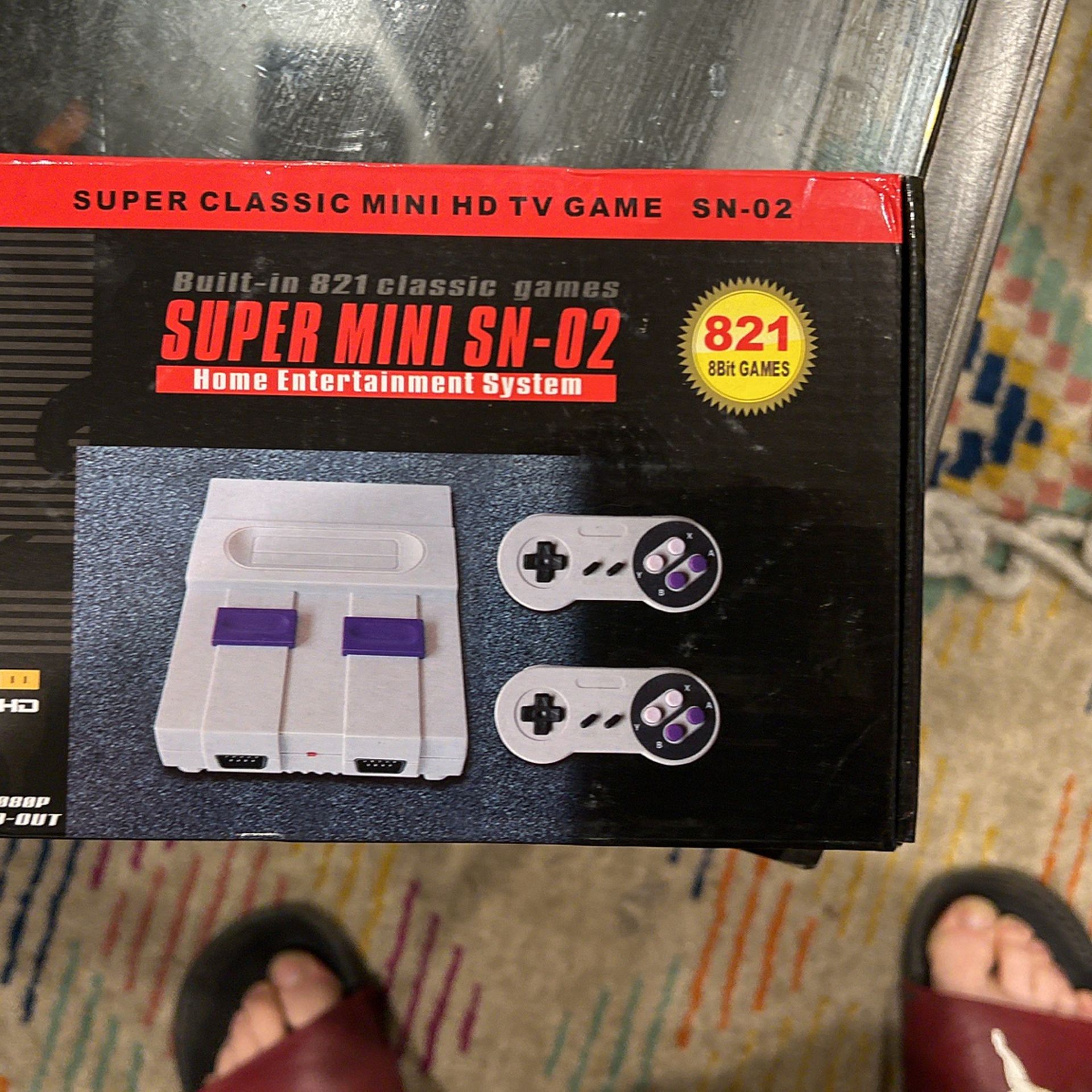Super Nintendo Mini With 821 Games Built In