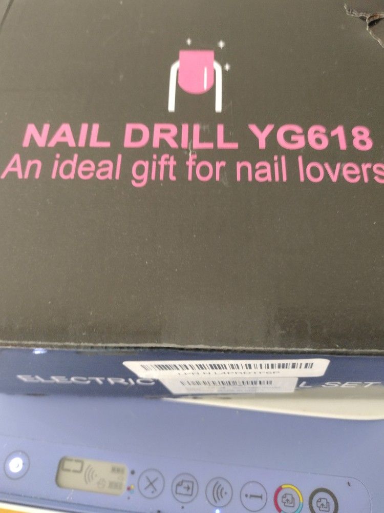 Brand New Electric Nail Drill With Accessories Purple Great For Nail Lovers