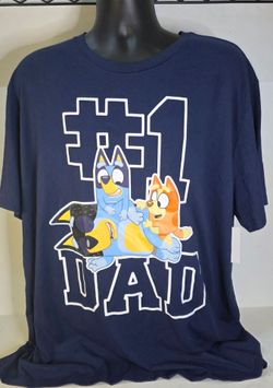 Bluey #1 Dad Graphic Tee Mens 3XL (48-50)