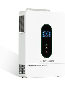 POWLAND 12000W Solar Hybrid Inverter 48V DC to 120V-240V AC Single Phase Split Phase Power Inverter,Built in 200A MPPT Charge Controller,Solar Inverte