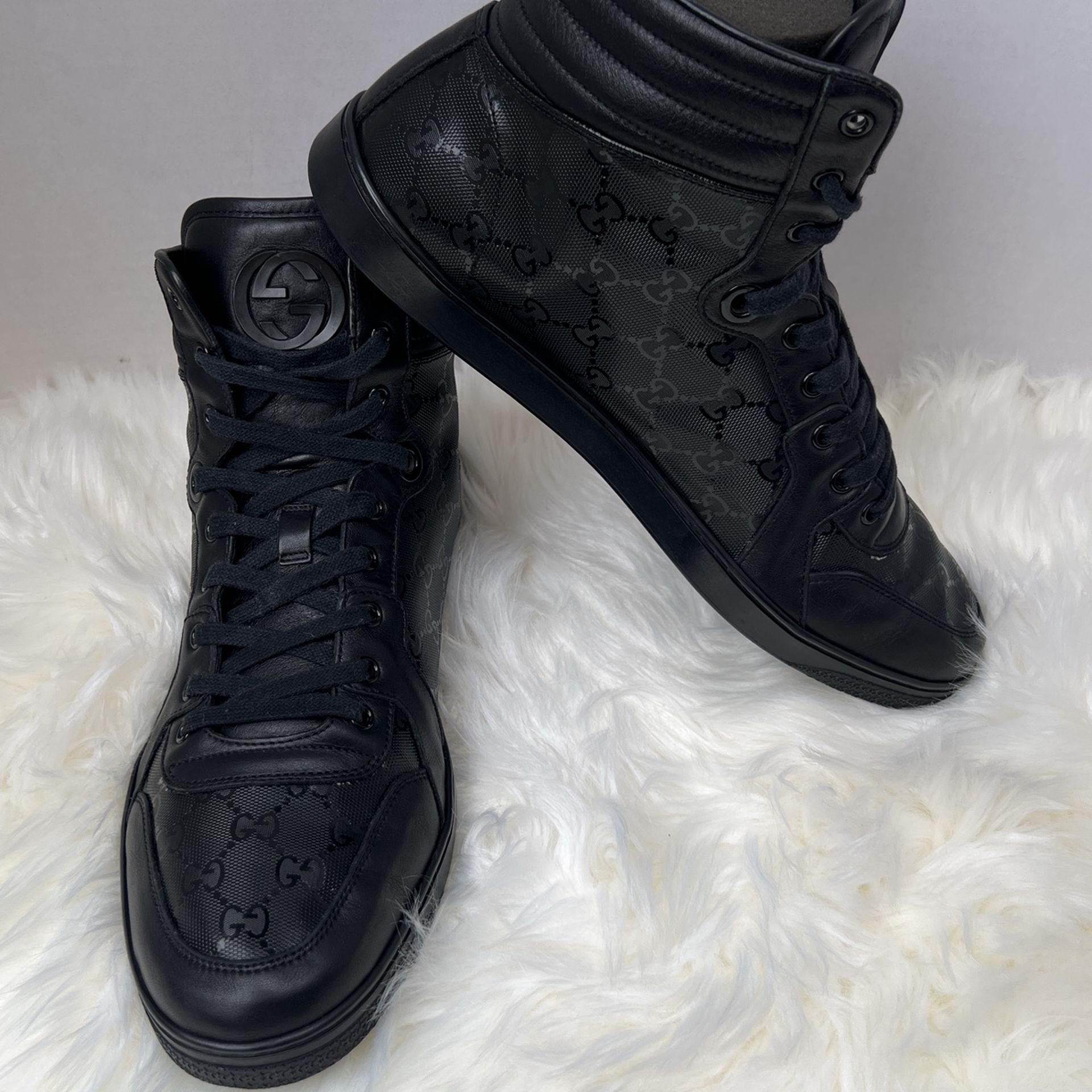 Gucci Shoes High Top > Sneakers Mens Size 12 1/2 display picture 1
