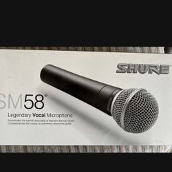 Brand New - SHURE SM58 VOCAL MICROPHONE