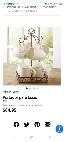 Princess house mug caddy meridian