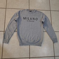 Mens Milano Di Rouge Lux Signature Crewneck Sweatshirt
