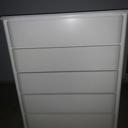 Tall White Dresser
