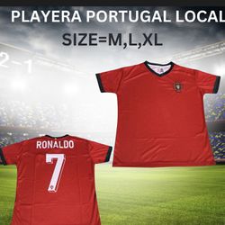 Unbranded Portugal Soccer Team Uniform Red Size S/M/L/XL