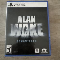 Ps5 Alan Wake Remastered Physical Copy