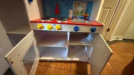 wood kid kitchen