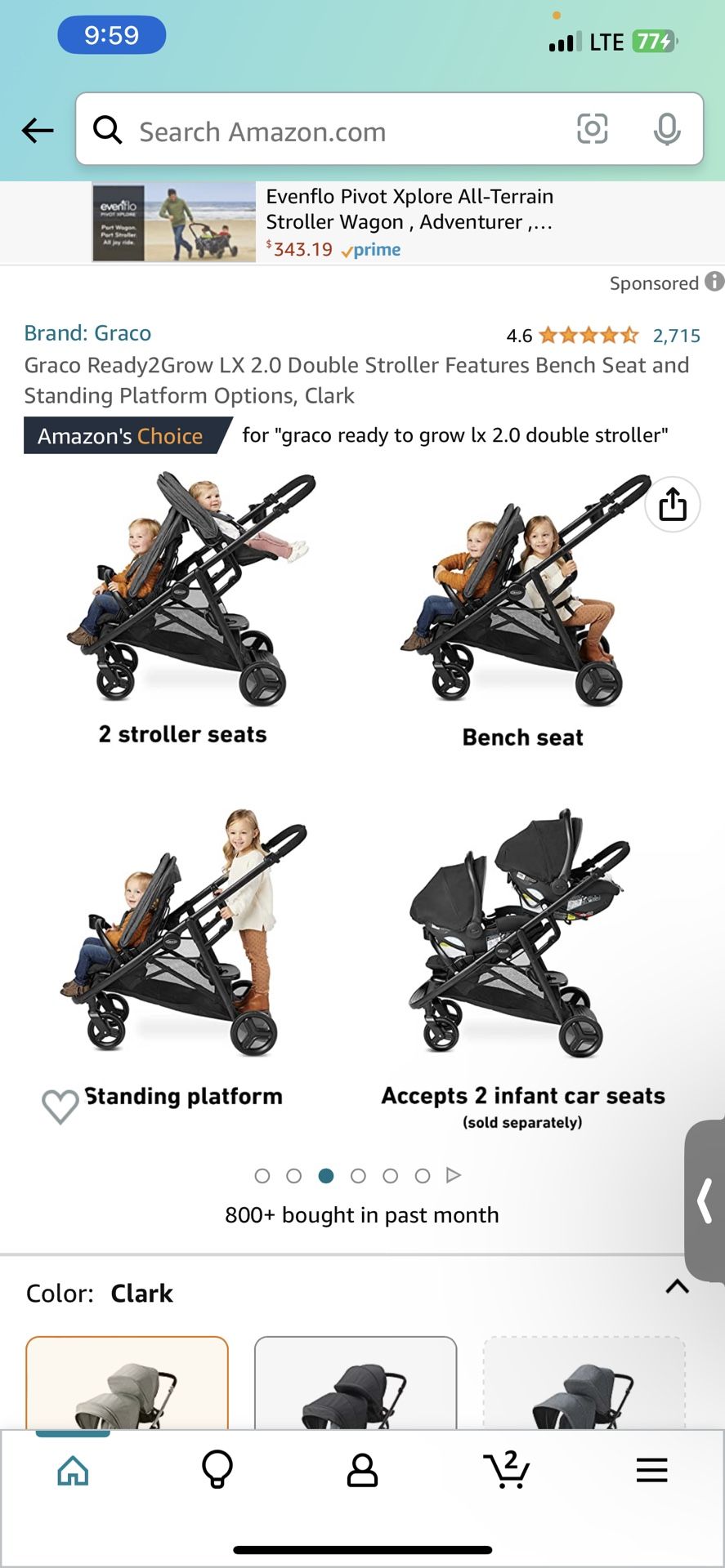 Infant Car Seat Graco Ready To Grow Double Stroller Assembly Graco